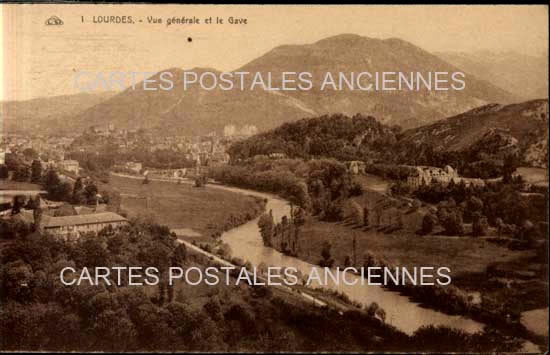 Cartes postales anciennes > CARTES POSTALES > carte postale ancienne > cartes-postales-ancienne.com Occitanie Hautes pyrenees Lourdes