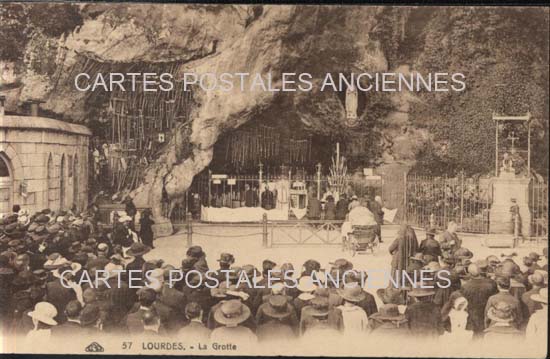 Cartes postales anciennes > CARTES POSTALES > carte postale ancienne > cartes-postales-ancienne.com Occitanie Hautes pyrenees Lourdes