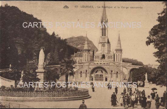 Cartes postales anciennes > CARTES POSTALES > carte postale ancienne > cartes-postales-ancienne.com Occitanie Hautes pyrenees Lourdes