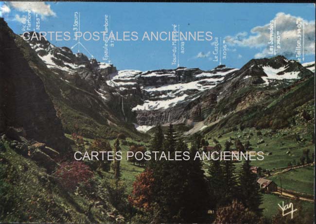 Cartes postales anciennes > CARTES POSTALES > carte postale ancienne > cartes-postales-ancienne.com Occitanie Hautes pyrenees Gavarnie