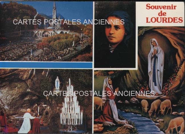 Cartes postales anciennes > CARTES POSTALES > carte postale ancienne > cartes-postales-ancienne.com Occitanie Hautes pyrenees Lourdes