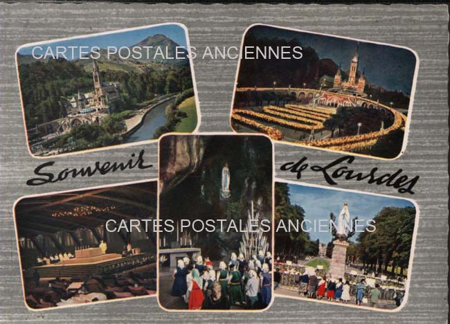 Cartes postales anciennes > CARTES POSTALES > carte postale ancienne > cartes-postales-ancienne.com Occitanie Hautes pyrenees Lourdes