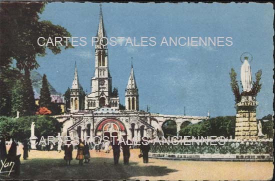 Cartes postales anciennes > CARTES POSTALES > carte postale ancienne > cartes-postales-ancienne.com Occitanie Hautes pyrenees Lourdes