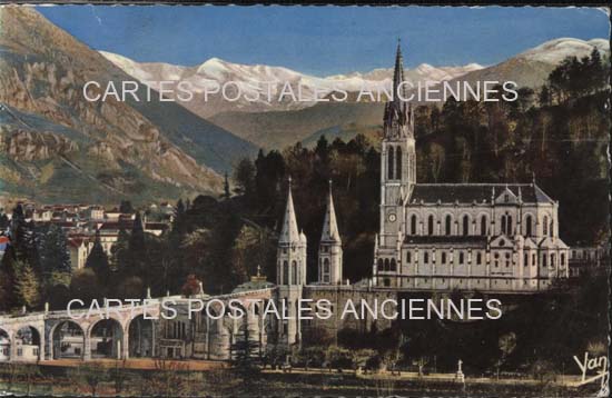 Cartes postales anciennes > CARTES POSTALES > carte postale ancienne > cartes-postales-ancienne.com Occitanie Hautes pyrenees Lourdes