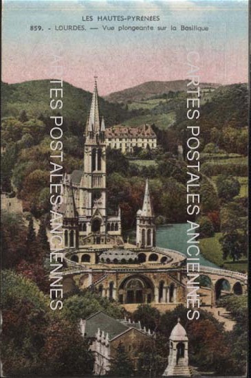 Cartes postales anciennes > CARTES POSTALES > carte postale ancienne > cartes-postales-ancienne.com Occitanie Hautes pyrenees Lourdes