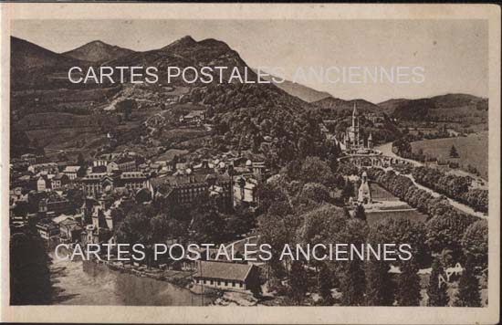 Cartes postales anciennes > CARTES POSTALES > carte postale ancienne > cartes-postales-ancienne.com Occitanie Hautes pyrenees Lourdes