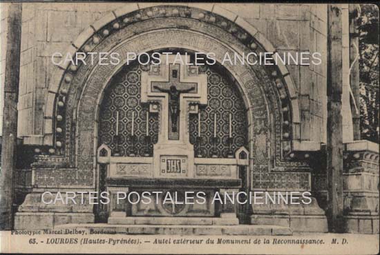 Cartes postales anciennes > CARTES POSTALES > carte postale ancienne > cartes-postales-ancienne.com Occitanie Hautes pyrenees Lourdes