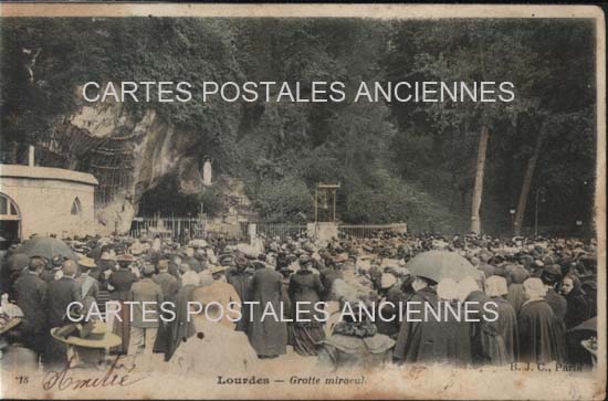 Cartes postales anciennes > CARTES POSTALES > carte postale ancienne > cartes-postales-ancienne.com Occitanie Hautes pyrenees Lourdes