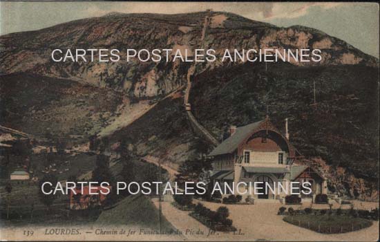 Cartes postales anciennes > CARTES POSTALES > carte postale ancienne > cartes-postales-ancienne.com Occitanie Hautes pyrenees Lourdes