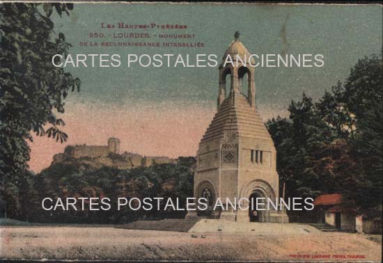 Cartes postales anciennes > CARTES POSTALES > carte postale ancienne > cartes-postales-ancienne.com Occitanie Hautes pyrenees Lourdes