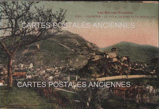 Cartes postales anciennes > CARTES POSTALES > carte postale ancienne > cartes-postales-ancienne.com Occitanie Hautes pyrenees Lourdes