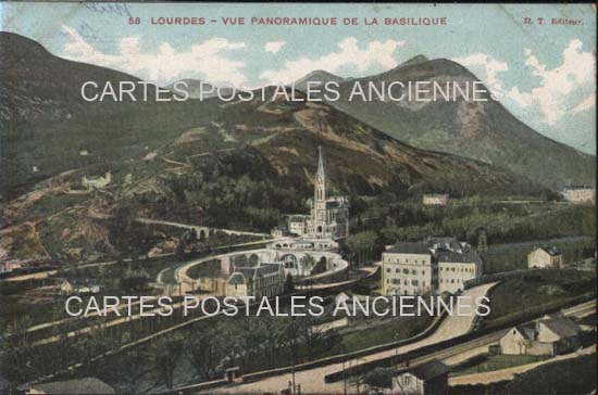 Cartes postales anciennes > CARTES POSTALES > carte postale ancienne > cartes-postales-ancienne.com Occitanie Hautes pyrenees Lourdes