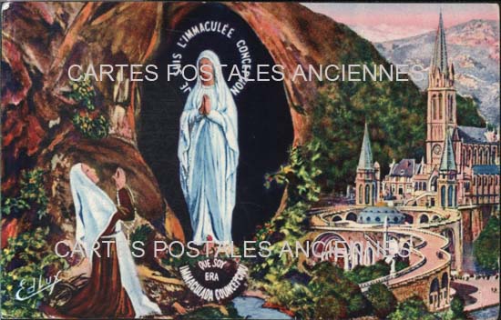 Cartes postales anciennes > CARTES POSTALES > carte postale ancienne > cartes-postales-ancienne.com Occitanie Hautes pyrenees Lourdes