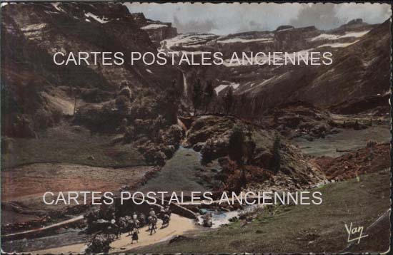 Cartes postales anciennes > CARTES POSTALES > carte postale ancienne > cartes-postales-ancienne.com Occitanie Hautes pyrenees Gavarnie