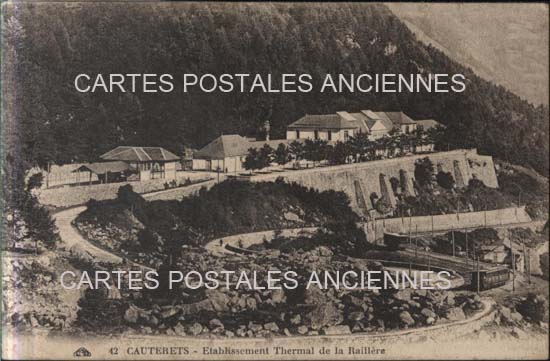 Cartes postales anciennes > CARTES POSTALES > carte postale ancienne > cartes-postales-ancienne.com Occitanie Hautes pyrenees Cauterets