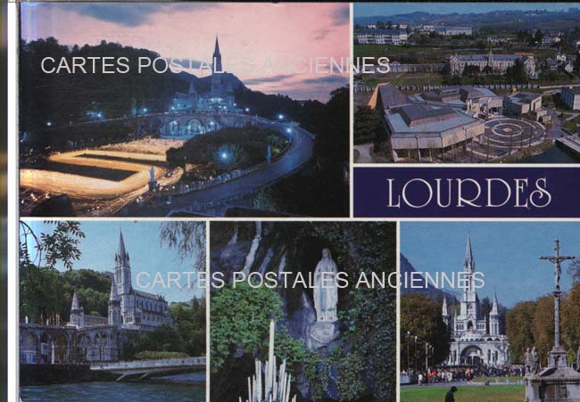 Cartes postales anciennes > CARTES POSTALES > carte postale ancienne > cartes-postales-ancienne.com Occitanie Hautes pyrenees Lourdes