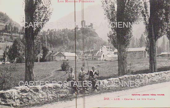 Cartes postales anciennes > CARTES POSTALES > carte postale ancienne > cartes-postales-ancienne.com Occitanie Hautes pyrenees Luz Saint Sauveur