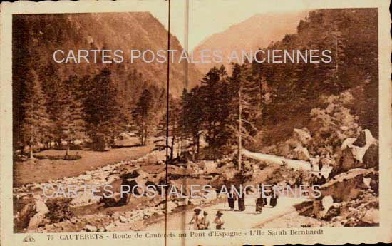 Cartes postales anciennes > CARTES POSTALES > carte postale ancienne > cartes-postales-ancienne.com Occitanie Hautes pyrenees Cauterets