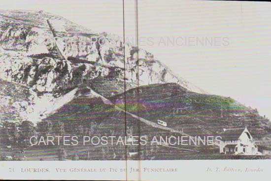 Cartes postales anciennes > CARTES POSTALES > carte postale ancienne > cartes-postales-ancienne.com Occitanie Hautes pyrenees Lourdes