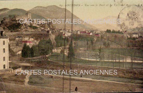 Cartes postales anciennes > CARTES POSTALES > carte postale ancienne > cartes-postales-ancienne.com Occitanie Hautes pyrenees Lourdes