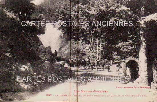 Cartes postales anciennes > CARTES POSTALES > carte postale ancienne > cartes-postales-ancienne.com Occitanie Hautes pyrenees Cauterets