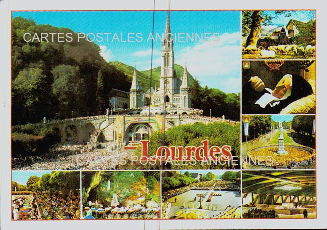 Cartes postales anciennes > CARTES POSTALES > carte postale ancienne > cartes-postales-ancienne.com Occitanie Hautes pyrenees Lourdes