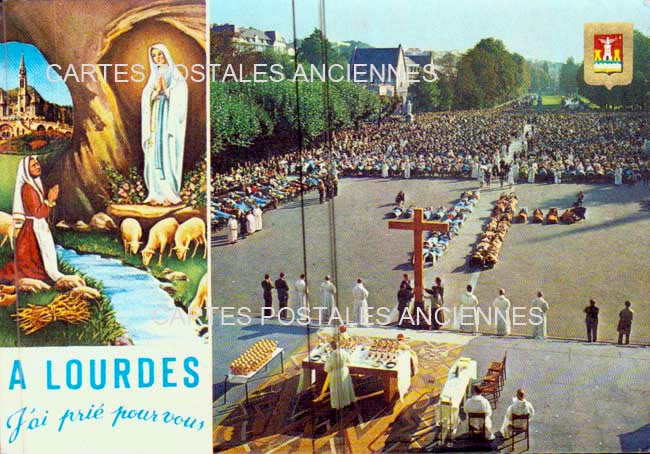 Cartes postales anciennes > CARTES POSTALES > carte postale ancienne > cartes-postales-ancienne.com Occitanie Hautes pyrenees Lourdes