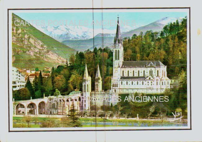 Cartes postales anciennes > CARTES POSTALES > carte postale ancienne > cartes-postales-ancienne.com Occitanie Hautes pyrenees Lourdes