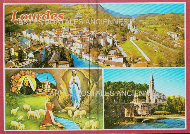 Cartes postales anciennes > CARTES POSTALES > carte postale ancienne > cartes-postales-ancienne.com Occitanie Hautes pyrenees Lourdes