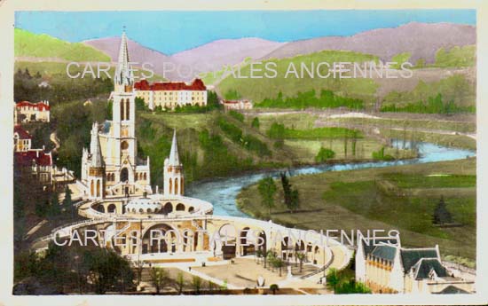 Cartes postales anciennes > CARTES POSTALES > carte postale ancienne > cartes-postales-ancienne.com Occitanie Hautes pyrenees Lourdes