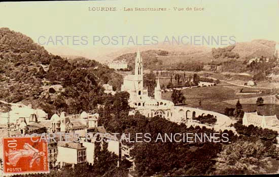 Cartes postales anciennes > CARTES POSTALES > carte postale ancienne > cartes-postales-ancienne.com Occitanie Hautes pyrenees Lourdes