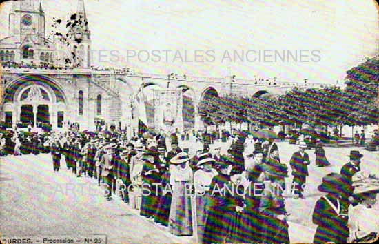 Cartes postales anciennes > CARTES POSTALES > carte postale ancienne > cartes-postales-ancienne.com Occitanie Hautes pyrenees Lourdes