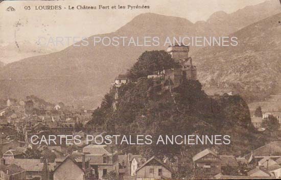 Cartes postales anciennes > CARTES POSTALES > carte postale ancienne > cartes-postales-ancienne.com Occitanie Hautes pyrenees Lourdes