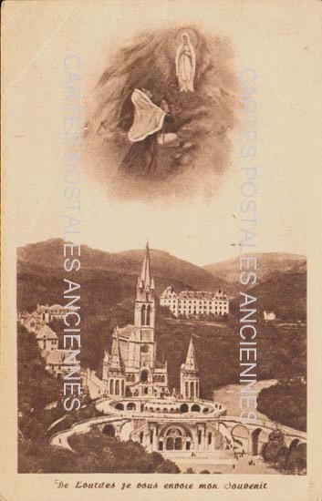 Cartes postales anciennes > CARTES POSTALES > carte postale ancienne > cartes-postales-ancienne.com Occitanie Hautes pyrenees Lourdes