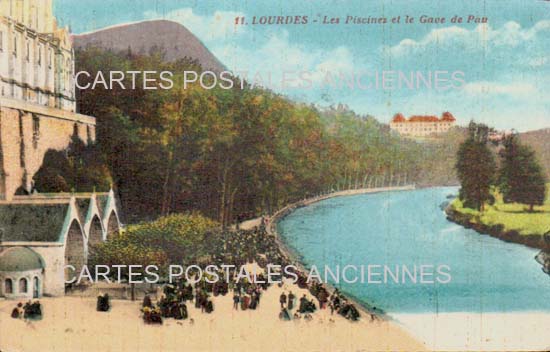 Cartes postales anciennes > CARTES POSTALES > carte postale ancienne > cartes-postales-ancienne.com Occitanie Hautes pyrenees Lourdes