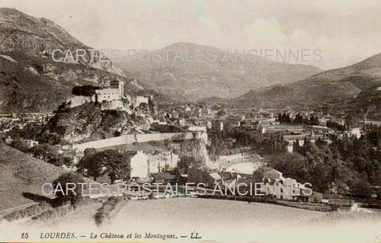 Cartes postales anciennes > CARTES POSTALES > carte postale ancienne > cartes-postales-ancienne.com Occitanie Hautes pyrenees Lourdes