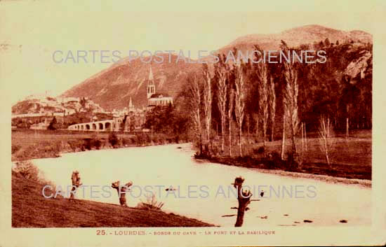 Cartes postales anciennes > CARTES POSTALES > carte postale ancienne > cartes-postales-ancienne.com Occitanie Hautes pyrenees Lourdes