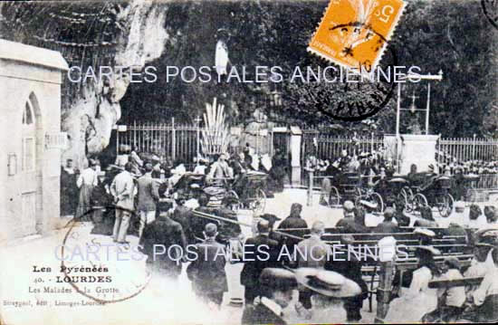 Cartes postales anciennes > CARTES POSTALES > carte postale ancienne > cartes-postales-ancienne.com Occitanie Hautes pyrenees Lourdes