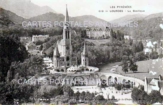 Cartes postales anciennes > CARTES POSTALES > carte postale ancienne > cartes-postales-ancienne.com Occitanie Hautes pyrenees Lourdes