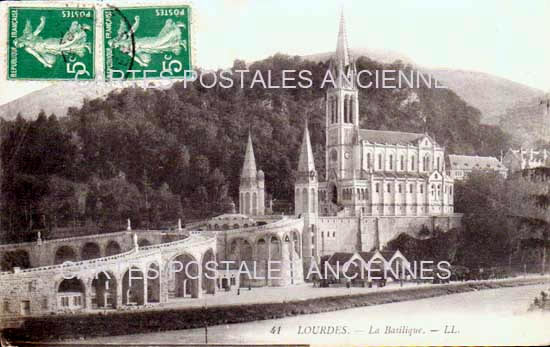 Cartes postales anciennes > CARTES POSTALES > carte postale ancienne > cartes-postales-ancienne.com Occitanie Hautes pyrenees Lourdes