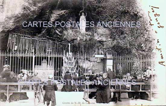 Cartes postales anciennes > CARTES POSTALES > carte postale ancienne > cartes-postales-ancienne.com Occitanie Hautes pyrenees Lourdes