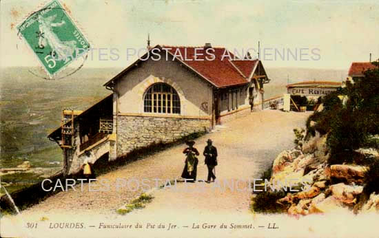 Cartes postales anciennes > CARTES POSTALES > carte postale ancienne > cartes-postales-ancienne.com Occitanie Hautes pyrenees Lourdes