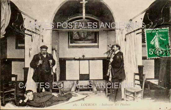 Cartes postales anciennes > CARTES POSTALES > carte postale ancienne > cartes-postales-ancienne.com Occitanie Hautes pyrenees Lourdes