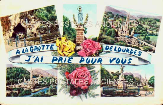 Cartes postales anciennes > CARTES POSTALES > carte postale ancienne > cartes-postales-ancienne.com Occitanie Hautes pyrenees Lourdes