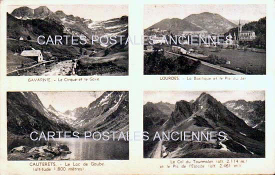 Cartes postales anciennes > CARTES POSTALES > carte postale ancienne > cartes-postales-ancienne.com Occitanie Hautes pyrenees Gavarnie