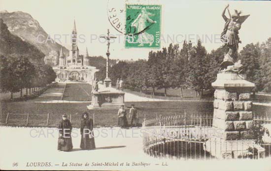 Cartes postales anciennes > CARTES POSTALES > carte postale ancienne > cartes-postales-ancienne.com Occitanie Hautes pyrenees Lourdes