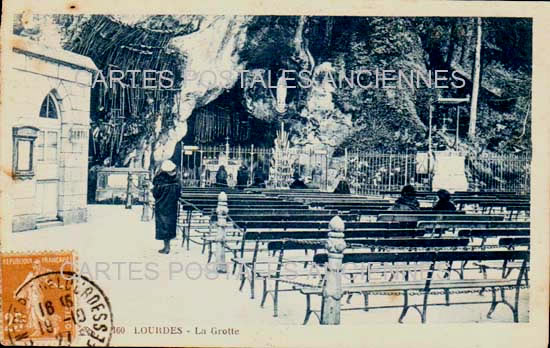 Cartes postales anciennes > CARTES POSTALES > carte postale ancienne > cartes-postales-ancienne.com Occitanie Hautes pyrenees Lourdes