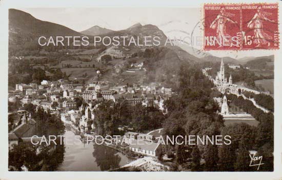 Cartes postales anciennes > CARTES POSTALES > carte postale ancienne > cartes-postales-ancienne.com Occitanie Hautes pyrenees Lourdes