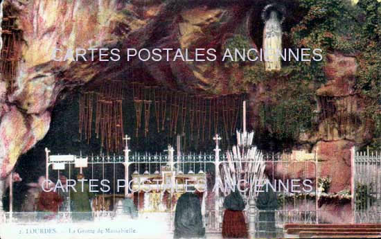 Cartes postales anciennes > CARTES POSTALES > carte postale ancienne > cartes-postales-ancienne.com Occitanie Hautes pyrenees Lourdes