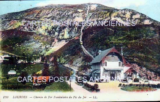 Cartes postales anciennes > CARTES POSTALES > carte postale ancienne > cartes-postales-ancienne.com Occitanie Hautes pyrenees Lourdes